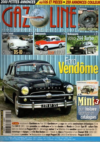 Gazoline n0172 citroen ds - gazoline,