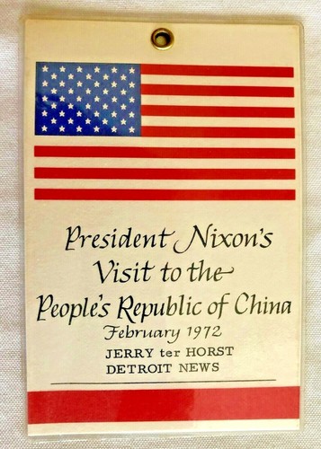 Nixon 1972 china trip jerry - 1972,